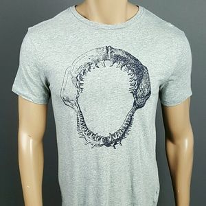 Skeleton Shark Jaw T-shirt sz. M